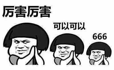 厲害厲害，可以可以，666